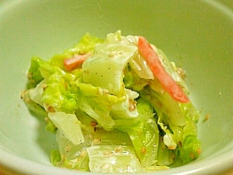 簡単おいしい！白菜のごまマヨ和え